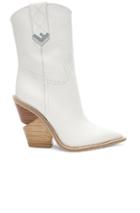 Fendi Cutwalk Western Boots In White