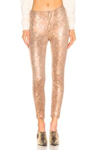 Mother High Waisted Seamless Looker Ankle In Animal Print,neutral