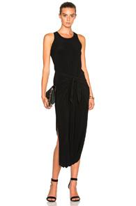 Norma Kamali Racier Diaper Dress In Black