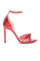 Altuzarra Embossed Patent Leather Parker Heels In Red