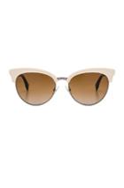 Fendi Cat Eye Sunglasses In Metallics