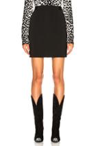 Givenchy Knit Seamed Mini Skirt In Black