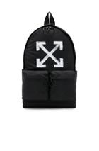 Off-white Brushed Backpack In Black