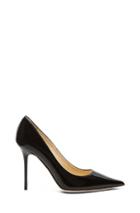 Jimmy Choo Abel Pointed Patent Leather Pumps In Black