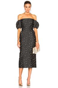 Brock Collection Ditsy Dress In Gray,floral