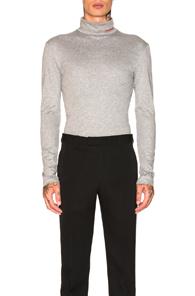 Calvin Klein 205w39nyc Neck Logo Turtleneck In Gray