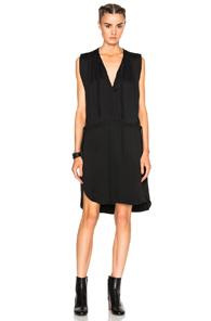 Isabel Marant Etoile Nicky Heavy Crepe Dress In Black