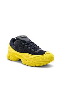 Adidas By Raf Simons Ozweego In Black,yellow