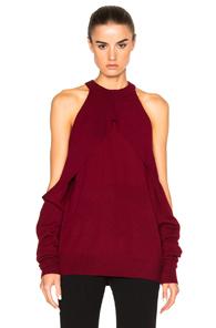Dion Lee Sleeve Release Sweater In Red