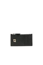 Givenchy 17 Zip Card Holder In Black