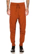 Haider Ackermann Moonshape Jogging Pants In Orange
