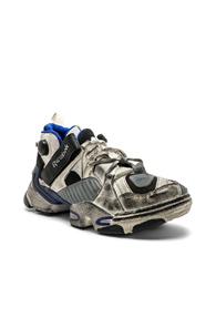 Vetements X Reebok Genetically Modified Pumps In White,blue