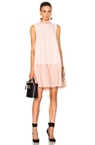 Roksanda Suki Double Crepe Dress In Pink