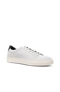 Common Projects Suede Achilles Retro Low In White
