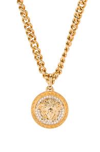 Versace Necklace In Metallic