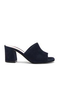 Maryam Nassir Zadeh Suede Mar Mules In Blue