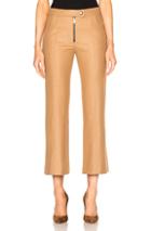 Frankie Cropped Wool Flare Pants In Neutrals