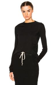 Drkshdw By Rick Owens Small Level Tee In Black