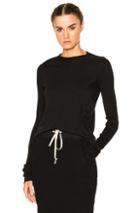 Drkshdw By Rick Owens Small Level Tee In Black