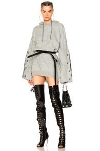 Y Project Hooded Sweatshirt In Gray