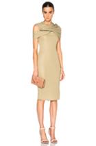 Givenchy Jersey Off Shoulder Dress In Neutrals