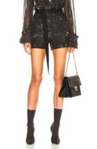 Ann Demeulemeester Paperbag Waist Shorts In Abstract,black