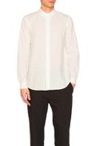 Robert Geller The Long Sleeve Dress Shirt In White