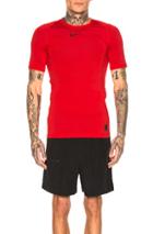 1017 Alyx 9sm Nike Sponge Laser Logo Tee In Red