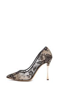 Nicholas Kirkwood Lace Pumps In Black,floral
