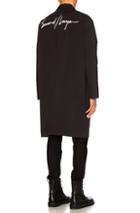 Second/layer Notch Lapel Coat In Black