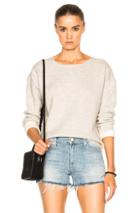 Mother Drop Easy Sweatshirt In Gray