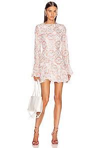 Atoir Call My Name Dress In Floral,orange,white