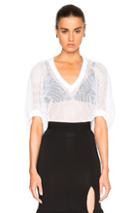 Givenchy Mesh Top In White