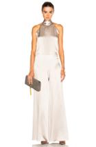 Galvan Slouchy Jumpsuit In Metallics