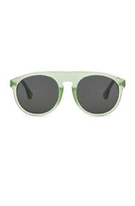 Dries Van Noten Flat Top Sunglasses In Green