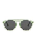 Dries Van Noten Flat Top Sunglasses In Green