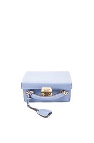 Mark Cross Grace Small Box Bag In Blue