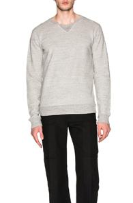 Maison Margiela Japanese Cotton Sweatshirt In Gray