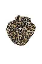 Jennifer Behr Leopard Scrunchie In Animal Print,neutral
