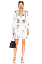 Ganni Cameron Dress In White,floral