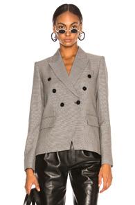Stella Mccartney Robin Double Breasted Blazer In Blue
