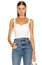 The Range Alloy Rib Structural Tank Top In White