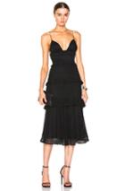 Cushnie Et Ochs Eyelet Sofia Dress In Black