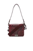 Off-white Flap Bag In Animal Printe,red