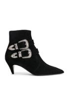 Saint Laurent Charlotte Western Booties In Black