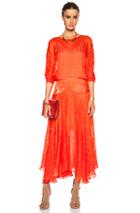 Preen By Thornton Bregazzi Ryde Viscose-blend Dress In Red