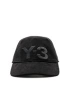 Y-3 Yohji Yamamoto Unconstructed Cap In Black