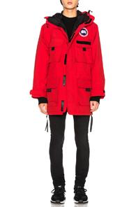 Junya Watanabe X Canada Goose Full Zip Parka In Red