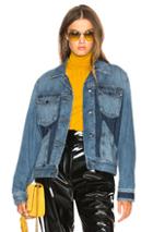 Maison Margiela Pieced Denim Jacket In Blue