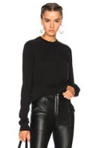 Drkshdw By Rick Owens Long Sleeve Level Short T In Black